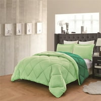 Reverzibilni komfor i jastuk shams 3-komadni set u svim bojama - dolje alternativa
