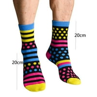 Čarape za ispis za žene Djevojke Dots Striped Ispis Šareni uzorak Novost slatka 1-pakovanje