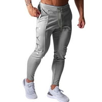Paptzroi fitness hlače Muške udobne sportske hlače i kućne modne muške hlače