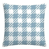 Fulesko jezero plavo bijeli geometrijski posteljina jastučnicu za kauč na kauč na kauču navlaka za kućni
