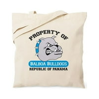 Cafepress - Bulldog torba - prirodna platna torba, Torba za platno