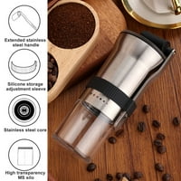 Podesite mlin za kavu Prijenosni izdržljiv ručni ručni ručni brusilica za kafu za kućnu kancelariju