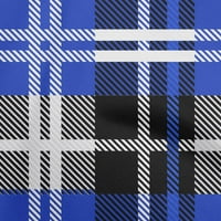 Onuone pamučna kambrska srednja plava tkanina Tartan DIY odjeća prekrivajući tkaninu tisak tkanina širokog