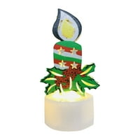 Veki LED božićni gudački svijetli božićno stablo za odmor za odmor ukras za domaću zabavu u zatvorenom