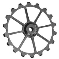 Remenica Derailleur, praktična 18t Derailleur remen aluminija + keramički ležaj za bicikle sa preklopivim biciklima za brdski biciks crni