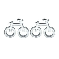Mini temperament ličnosti Mini biciklističke naušnice za žene poklone nakita