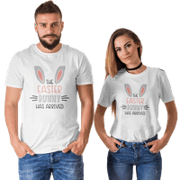 FNNYKO Uskršn majica za muškarce Žene Djeca Uskršnja zečja jaja Pismo Ispisano Regularno Fit Ležerne