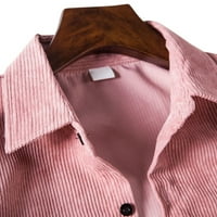PacommArk PI Vrijeme i Tru Muški kaputi i jakne čišćenje muške jakne za multipko džepnu košulju ružičasta