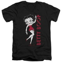 Betty Boop - Classic - Slim Fit V izrez - X-Veliki