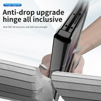 Feishell za Samsung Galaxy Z Fold Case sa olovkom za zaštitu šarke i s olovkom, prozirna ploča magnetska