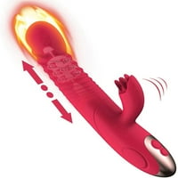 -Pot klitoris Stimulira zečeve vibratore za žene, gurajući vodootporan klitoris stimulacijski klitoris odrasli se igračke s funkcijama grijanja za žene parove