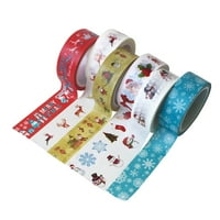 Rolls Washi papir trake Božićni crtani uzorak ukrasne naljepnice Jednostavna vrpca poklon pakiranje