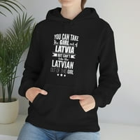 Može odvesti djevojku iz Latvije ne može uzimati latvijski ponos unizirati hoodie, s-5xl