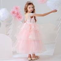 Ružičaste haljine za cvijeće, toddler tutu haljine, haljine za princeze, prve zajedničke haljine