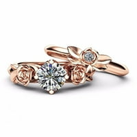 Ženski prstenovi dame modni kreativni dijamantski dijamantski par prsten do 65% popusta na klirensu
