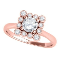Mauli dragulji za angažovanje prstenova za žene 0. Carat jedinstveni dizajn dijamantski angažman vjenčani