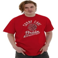Božićni bombonski trski mozak sretan muške grafičke majice Tees Brisco brendovi s