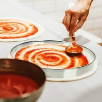 Pizza Trupni prsten Crumpets Ring Pizza Ring Okrugli u obliku pice za pečenje za pečenje za dom