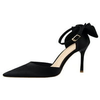 Colisha Dame visoke pete Stiletto sandale za pete napetane nožne haljine Sandal Women Bowknot d'Orsay