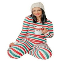 Niuer mammy tata dječja noćna odjeća Božić podudaranje porodične pidžame set za spavanje s dugim rukavima