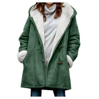 Plus posteljina ženski kaput labava neregularna majica Sizetanic HEM blube casual ženskih kaputa ili