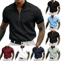 Symoide Muška majica kratka rukava - velika i visoka ljetna vrijednost Ležerne prilike odvajalice Crnce