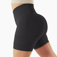 Hlače visokog struka za žene Fitness Soft Soft Spande Jahanje plesnog odbojka HIP Lift Yoga kratke hlače
