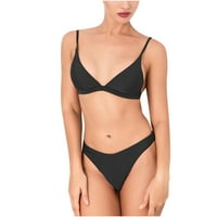 Bikini visokog struka Ženska modna bikinija sa grudima bez čelika podržava seksi kaiš split kupaćim