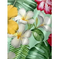 Ljetni crtić cvjetni cvjetni havaji Specijalna majica za ispis Udobnu majicu za muškarce