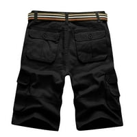 Fartey Teretne kratke hlače za muškarce Višestruki džepovi dugme Zipper Baggy Fit Short Sports Joggers