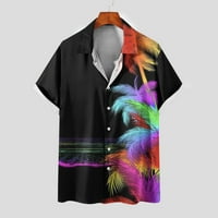 Zermoge majice za muškarce na rukama za čišćenje muške havajske 3D ne-pozicionirane košulje s kratkim