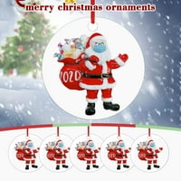TutunAumb zimski božićni ukrasi Santa Claus maskirani suvenirni suvenirni ukrasi multikolor
