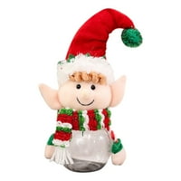 Božićni slatki slatkiši JAR goblin patuljak poklon torba Privjesak Božić drvce Privjesak crvena