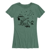 Kikiriki - Snoopy Camping - grafička majica kratkih rukava kratkih rukava