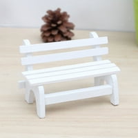 Kalup za stočarstvo Micro čvrst čvrsta boja drvena mini bijela stolica za dnevnu sobu