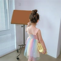 Toddler Baby Girl Halter Tutu haljina jednodijelna odijela bez rukava 3-9t