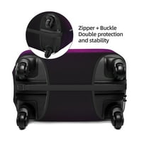 Putni zaštitnik prtljage, ljubičasti geometrijski pozadinski koferi za prtljag, X-Velike veličine