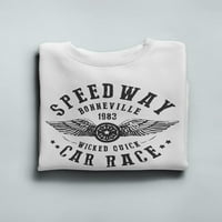 Speedway Auto trkački logo Duks muškarac -Mage by Shutterstock, muški veliki
