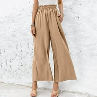 Zuwimk pantalone za žene Trendy, ženska haljina džežiste mršave hlače rastezljive radne pantalone Poslovne