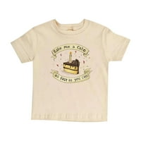 Ljetni rođendan koji nosi novu malu dječju majicu kratki rukav majica Slatka kolač uzorak čista pamučna