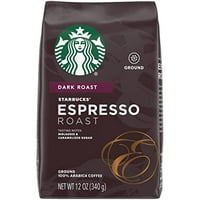 Starbucks espresso pečena kava, tamna pečena mljevena kafa, napravljena sa arabica kafa, pakovanje