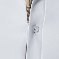Zermoge Bluzes Majice za muškarce na čišćenju Prodaja Men Casual gumba Kratki rukav Plaid Colorblock