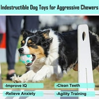 Igračke za pse za agresivne izglede velike pasmine kuglice za pse Igračke za pse za srednje pse paste za zube Puppy teating žvakačke igračke za pse velike pasmine interaktivne igračke za pse