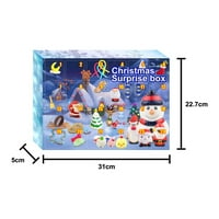 TUKINALA fidget igračke postavili su božićni privesni kalendar sa antistresnim igračkama slijepa Božina za reljefnu djecu za božićne poklone