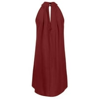 Baycosin haljine za žene za žene Strove haljina ljetna halterlack van ramena elegantna ljetna haljina