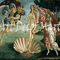 Rođenje Venere - Sandro Botticelli - platnena ili štamparska zidna umjetnost
