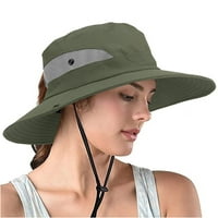 Strunđati Sun Hat za žene UPF + UV zaštita Široka kašika kapa za ribolov planinarenje Kampiranje Vanjsko