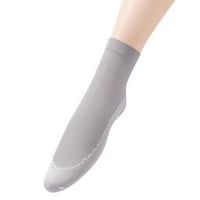 Meke čarape za žene parovi čvrste pamučne dno bez klizanja čarape Prozračne čarape mid čarape
