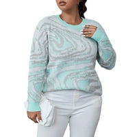 Plus veličine Žene dugih rukava majica Ležerne prilike pulover