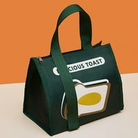 ZTTD ručak izolirane nose termalne hladne prijenosne torbe za piknik torbica Bento crtana torba za ručak